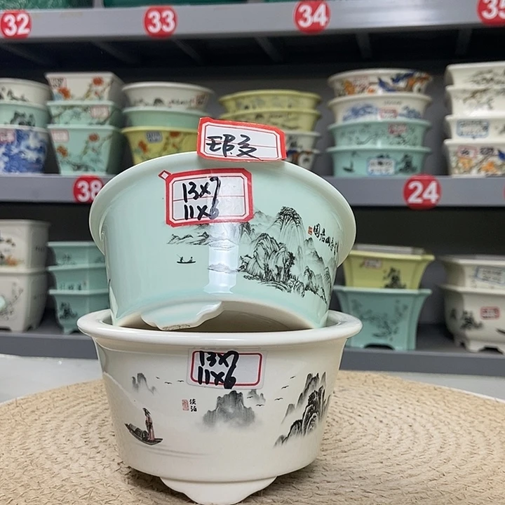 紫砂紫砂花盆2580