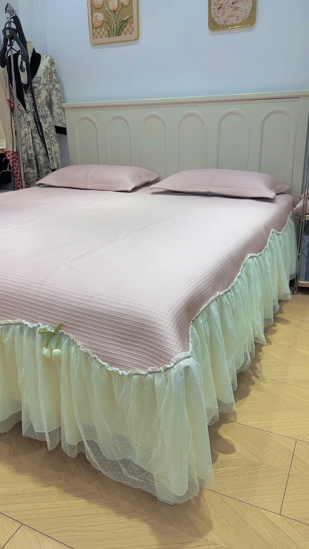 韩式床裙款海洋丝凉席