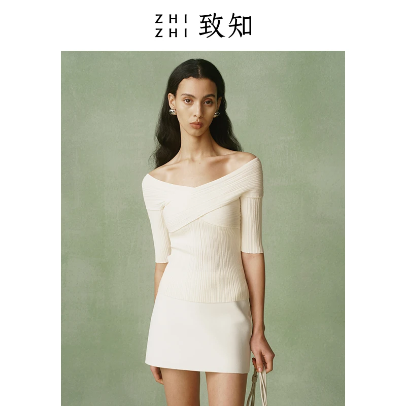 山亭柳 弹力针织2024年夏季抗紫外线上衣ZZ2DMKZ9051