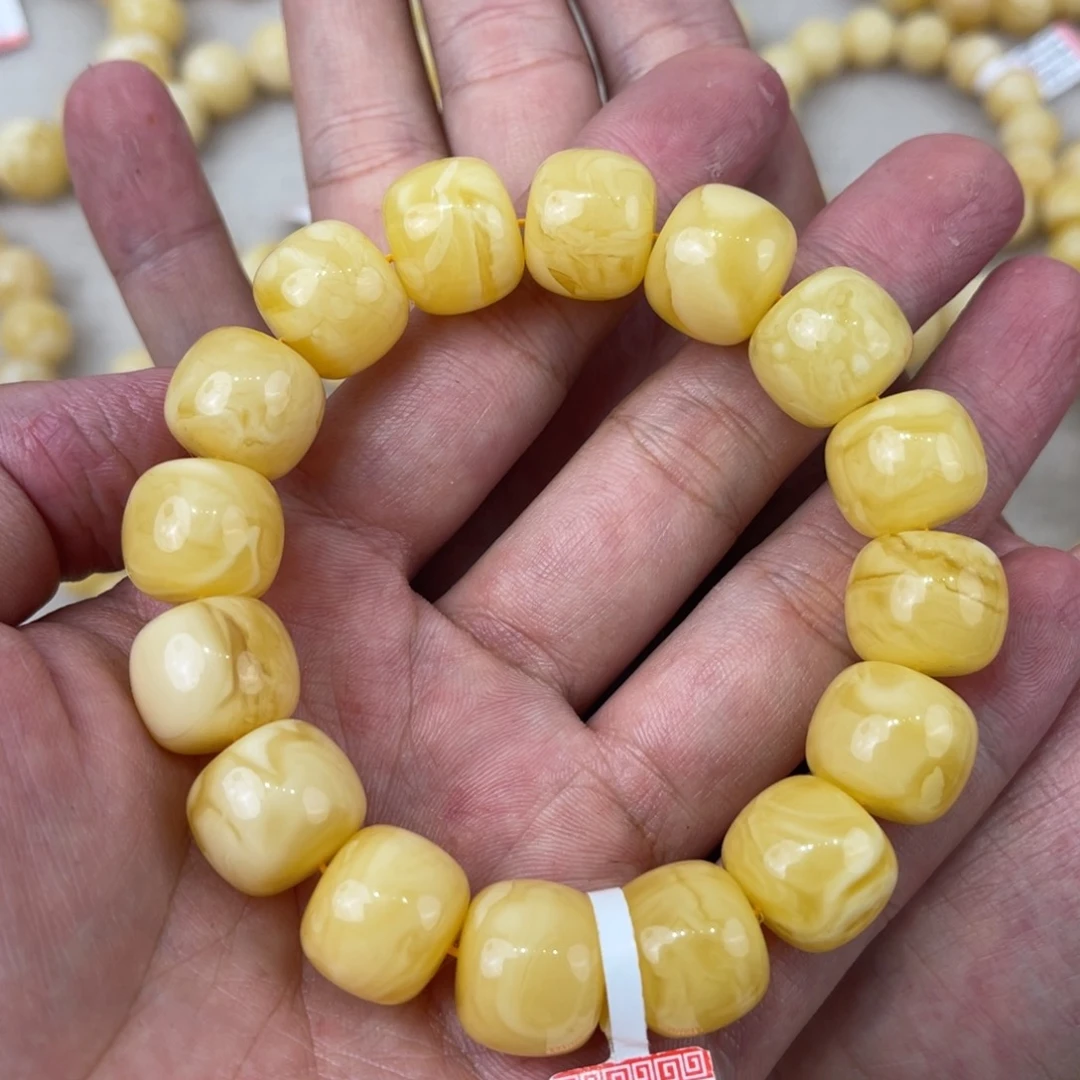 未镶嵌琥珀手链蜜蜡手串卡15.6
