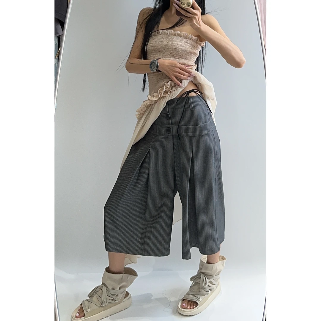 20671（定制款NO退NO换）显瘦MIU系老爹风西裤