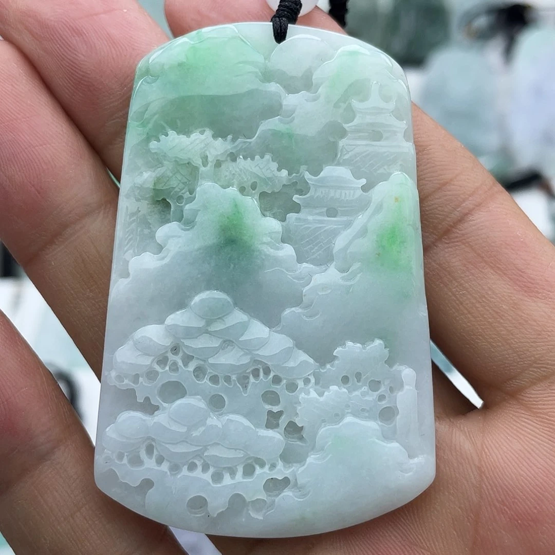 颈饰未镶嵌翡翠翡翠