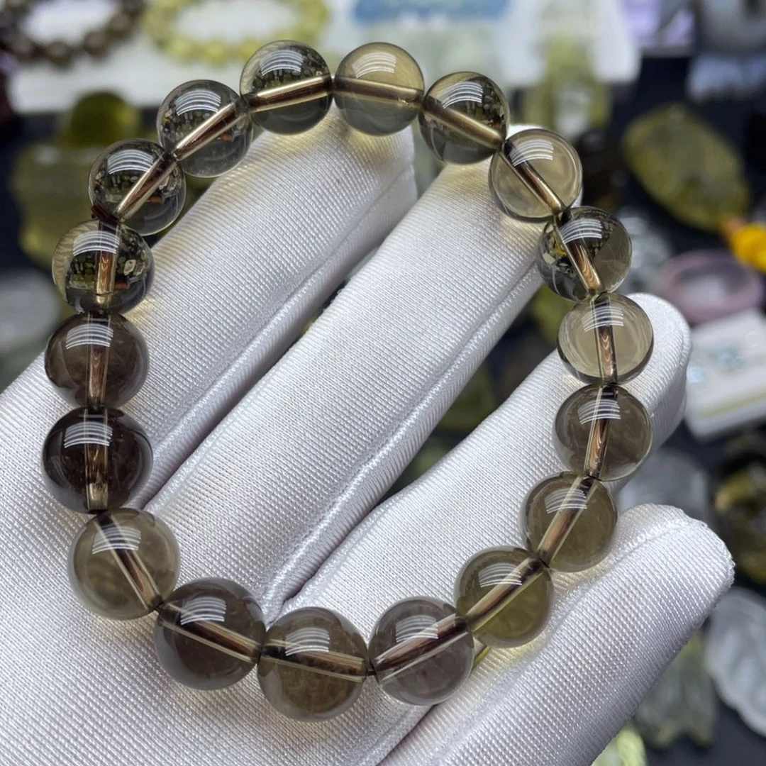 烟晶手链未镶嵌手链