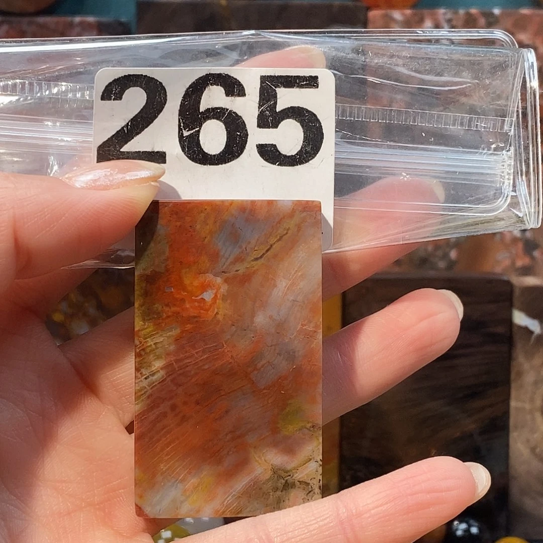 未镶嵌天然北票硅化玉吊坠硅化玉