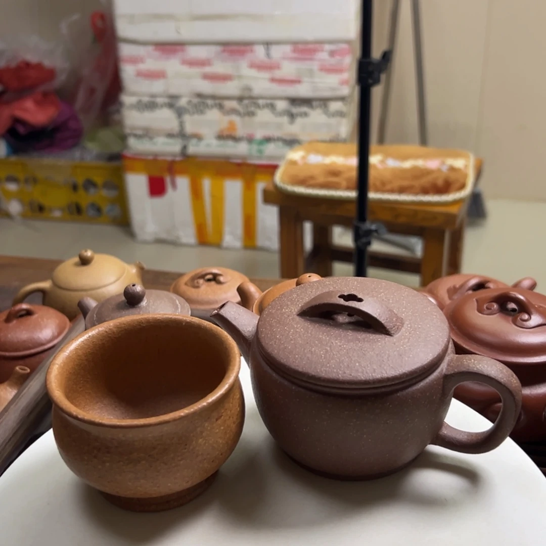 茶壶紫砂五彩段泥汉瓦200