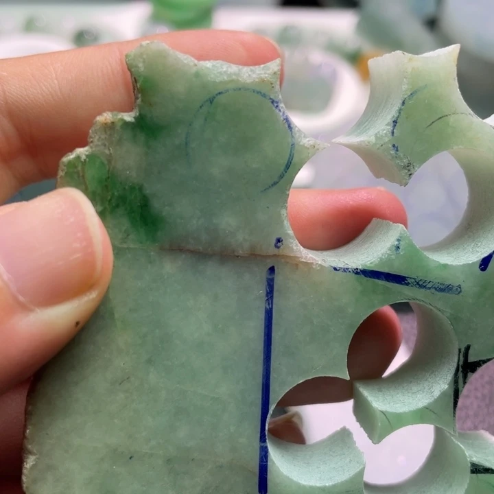 定制翡翠未镶嵌福利珠子