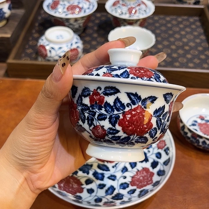 瓷片景德镇陶瓷手工手绘