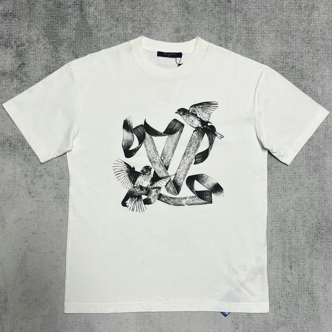 99新 LouisVuitton/路易威登 FW23/动物印花LOGO/圆领/M码43735