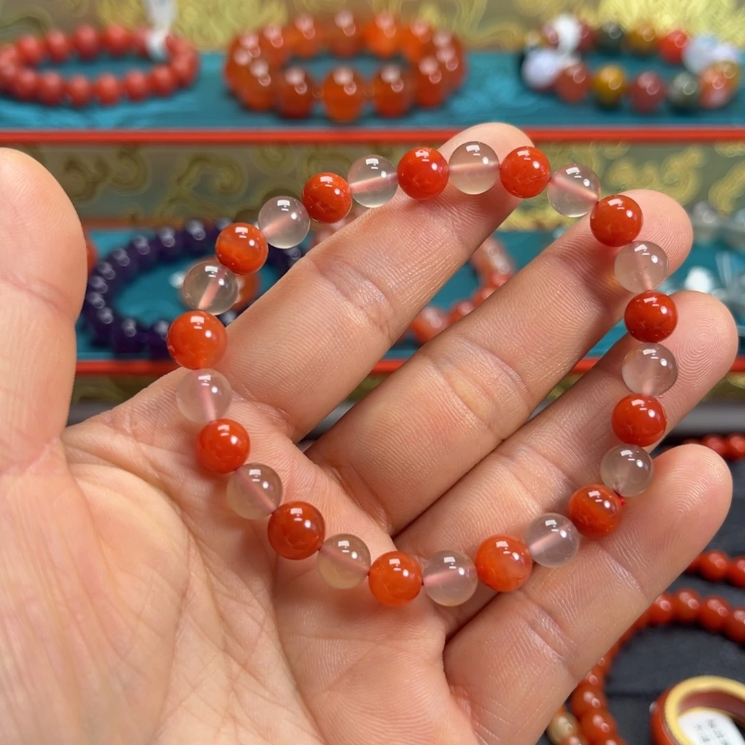 南红玛瑙未镶嵌手串