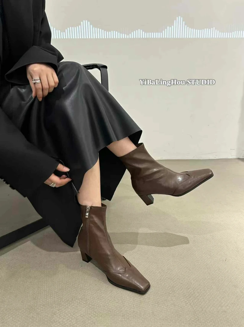 YBLH［法式·弹力·时装靴］858-1