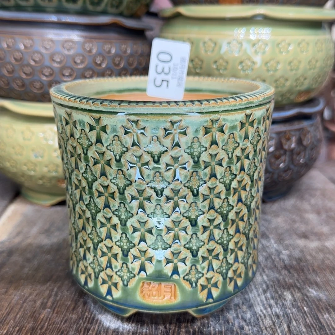 铭月作盆器 10/11 035口径8.5