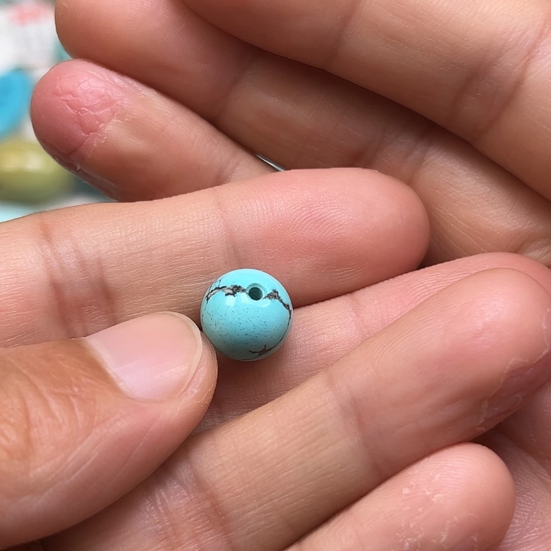 未镶嵌绿松石珠宝奇石v****牙