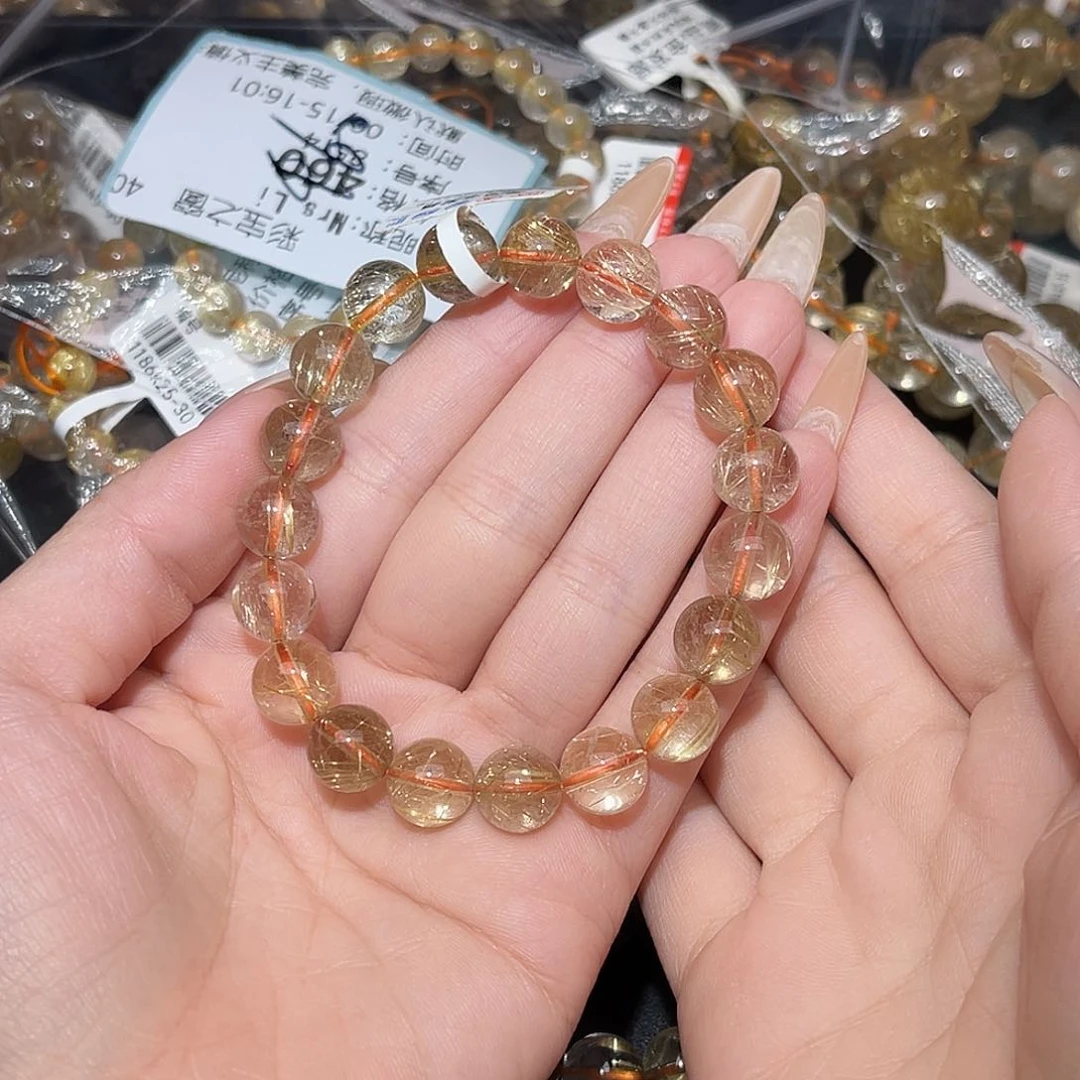 未镶嵌手串发晶然***^卡10