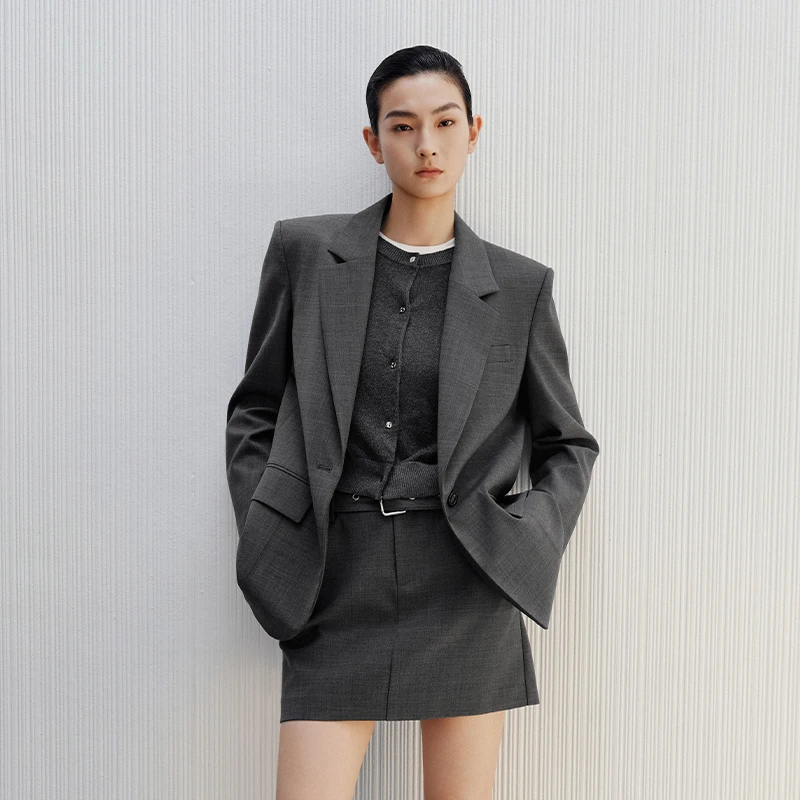 【西装】【商场同款新品】艾诺丝雅诗 时尚设计感西装50211334