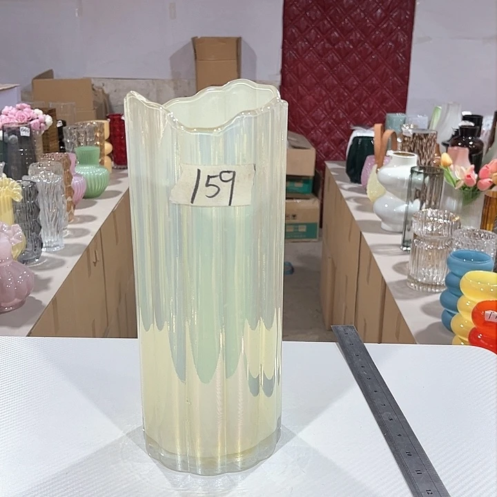 玻璃159高30口12玻璃花瓶嘎嘎好看