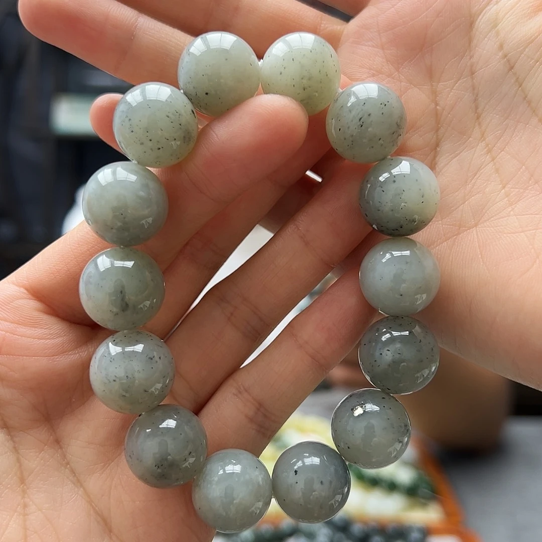 手链未镶嵌和田玉16点墨青花