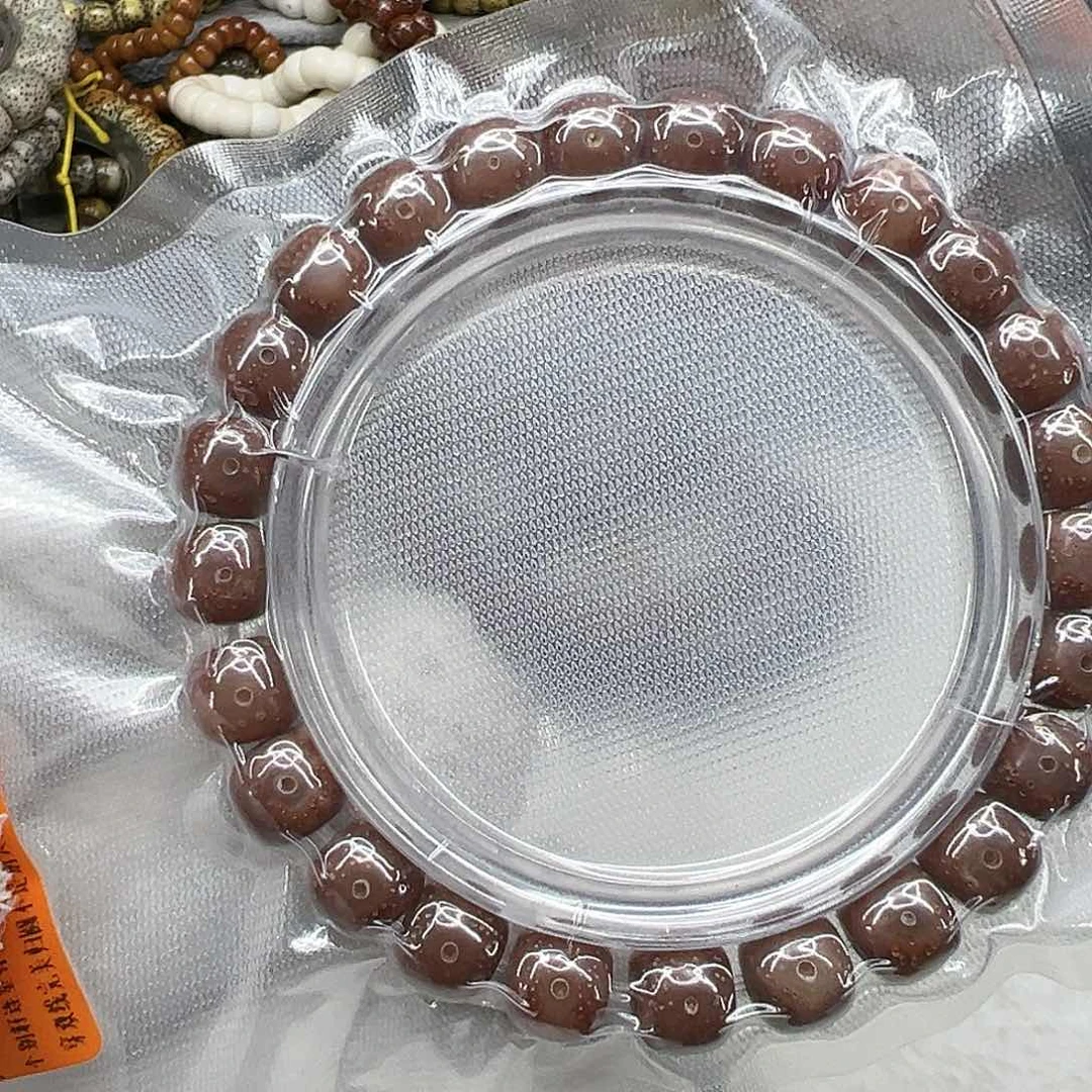 星月菩提手串134殿堂粉冰星月菩提单圈0.9