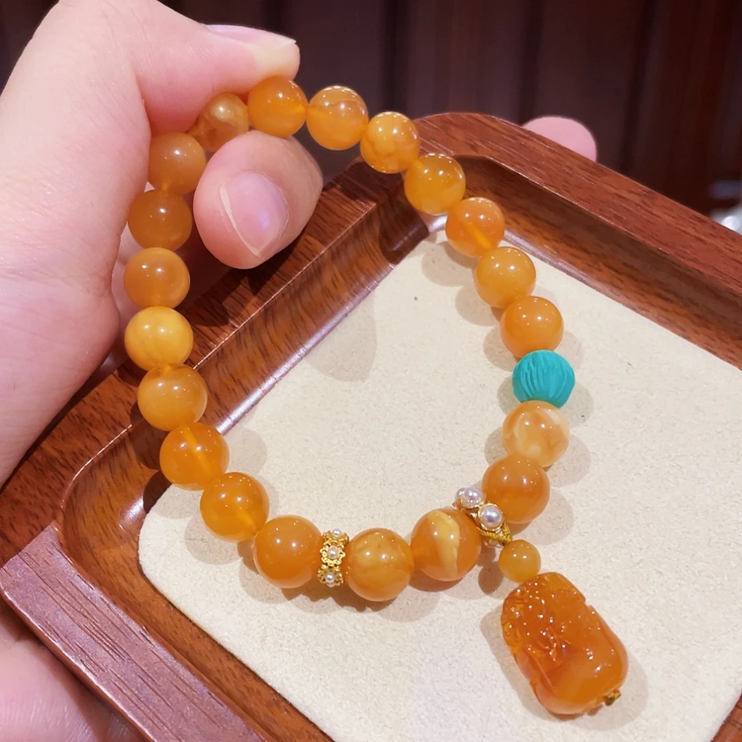手链蜜蜡未镶嵌手串