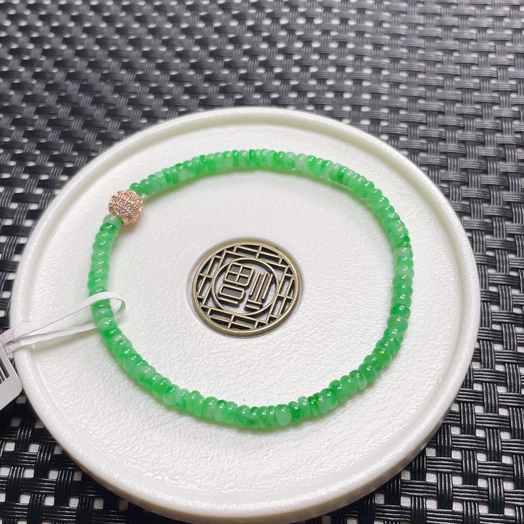 翡翠手链未镶嵌卡3.4