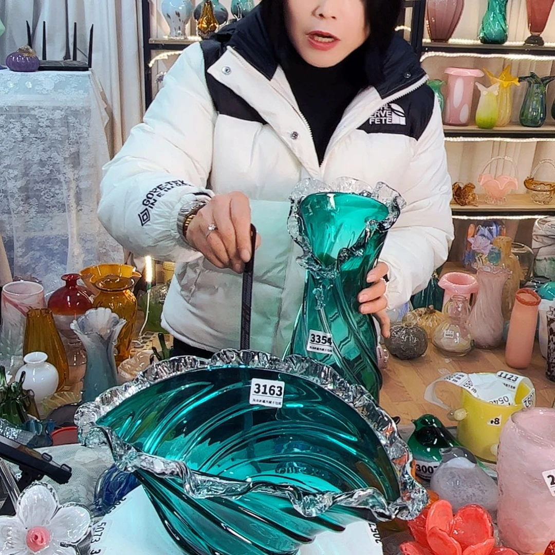 3163 家悦美居琉璃摆件