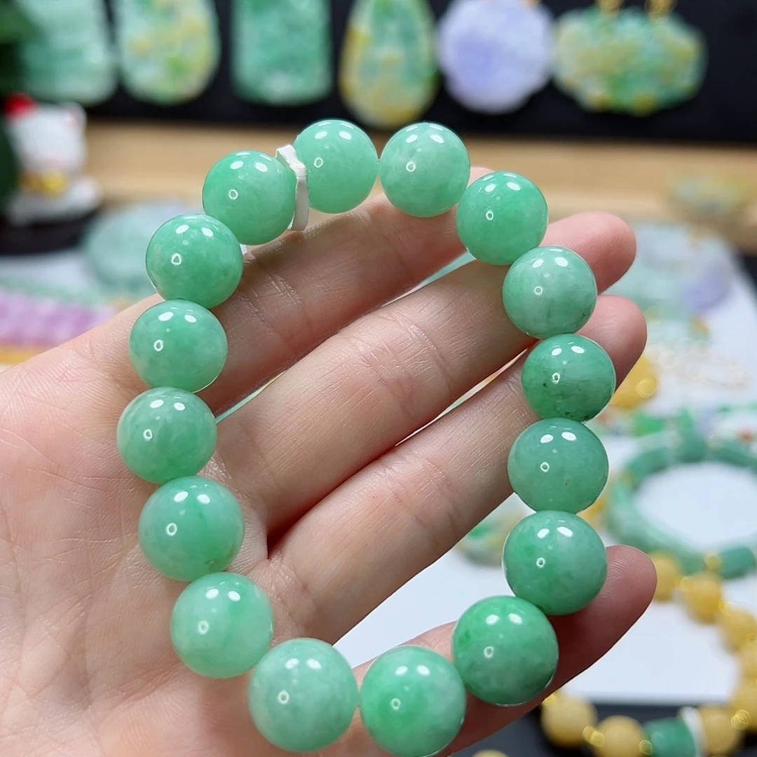 未镶嵌手链翡翠手串