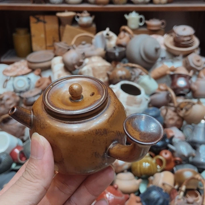 柴烧老岩泥高端茶器