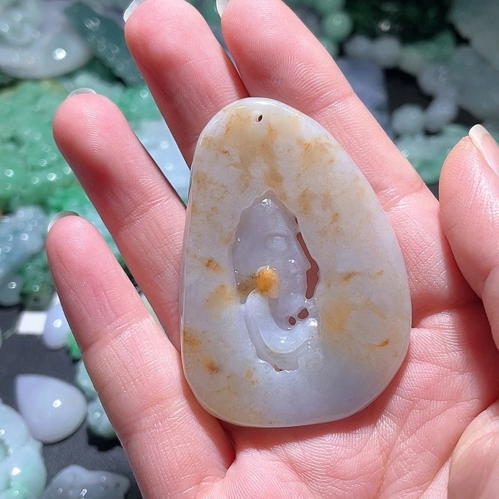 颈饰未镶嵌翡翠天