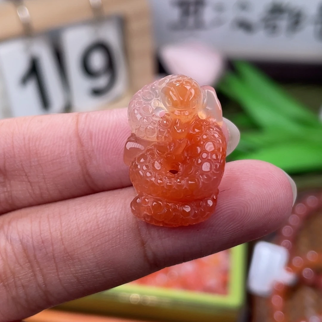 未镶嵌南红玛瑙挂件9348