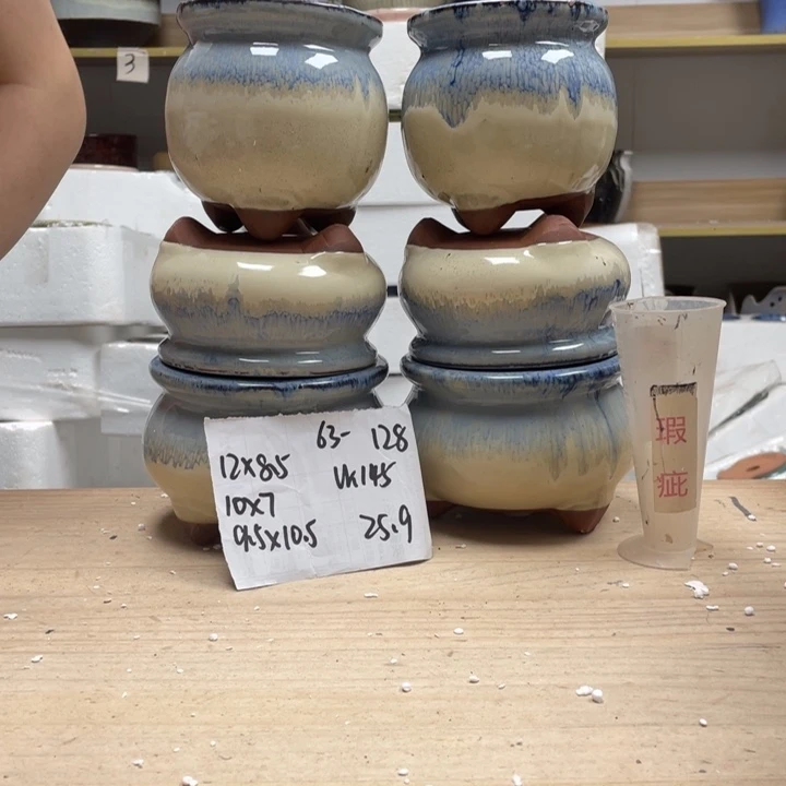 紫砂花盆多肉花盆微瑕128