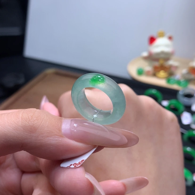【闪购商品】未镶嵌戒指翡翠6-7