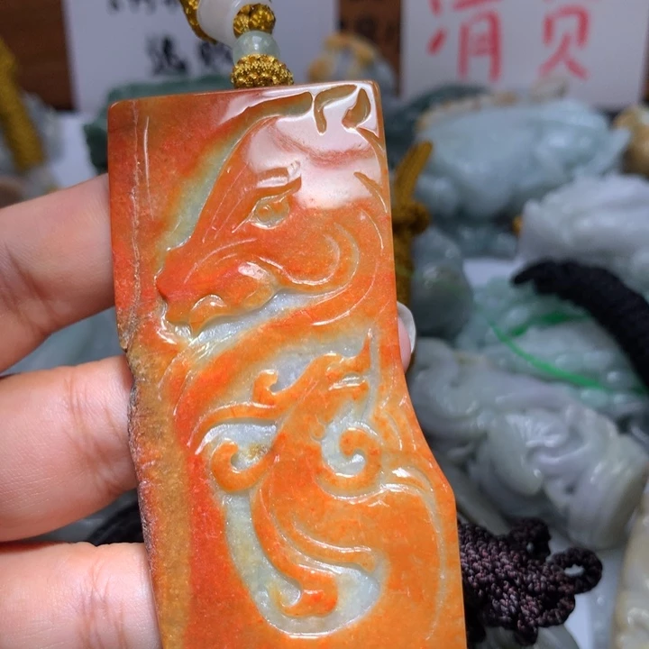 翡翠未镶嵌颈饰保真天然A货翡翠
