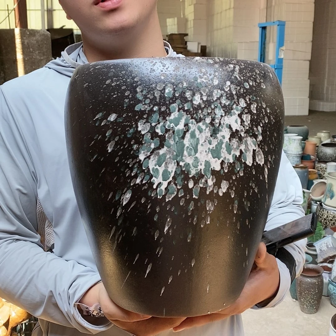 紫砂花盆瑕疵瑕疵瑕疵25-31一个