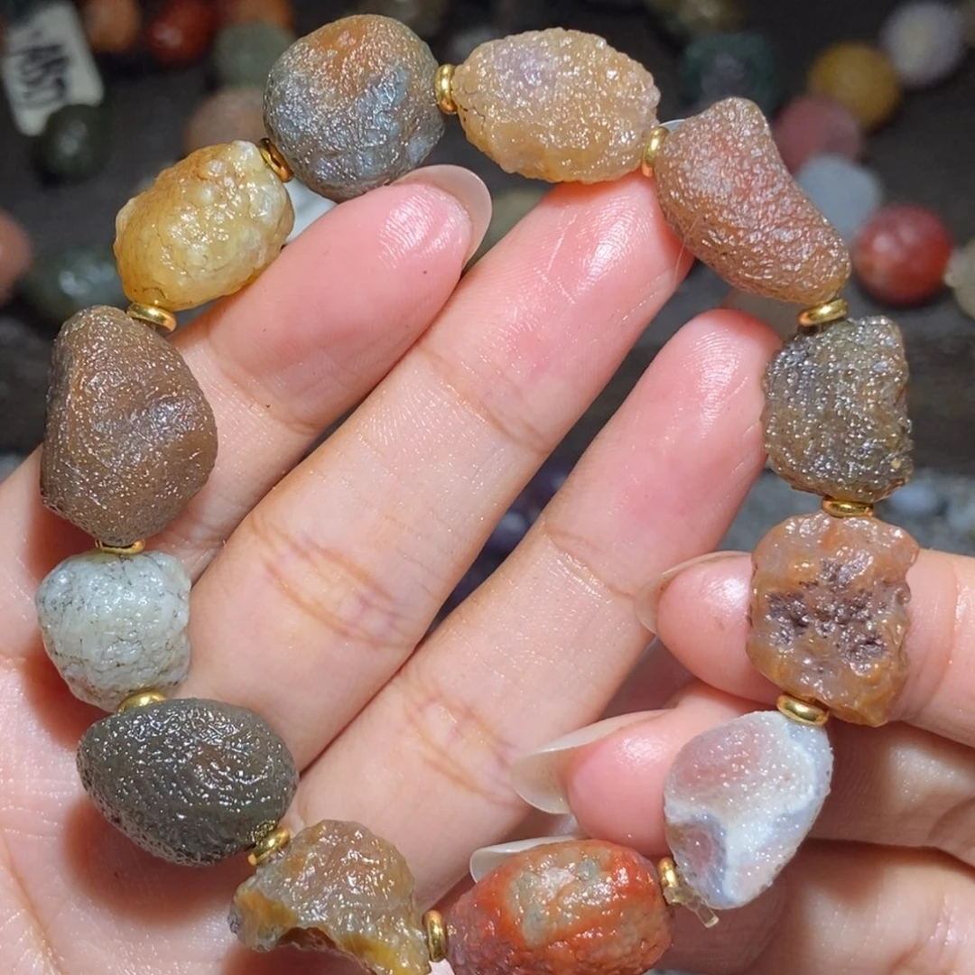 未镶嵌玛瑙/玉髓珠宝半成品