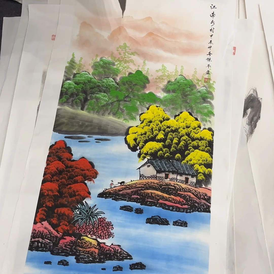 国画D国画作品单幅任发