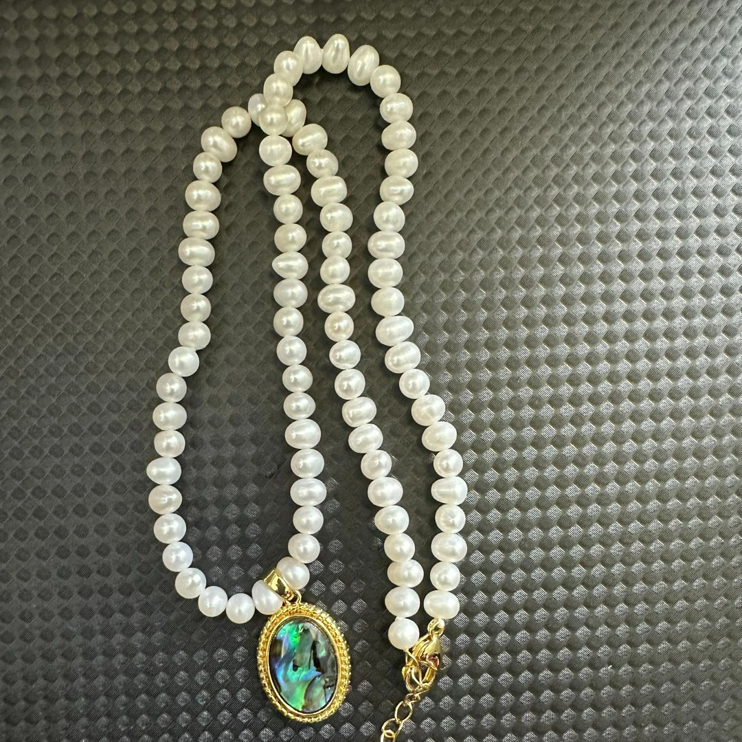 天然珍珠项链（送粉丝拍了加我退款给你）