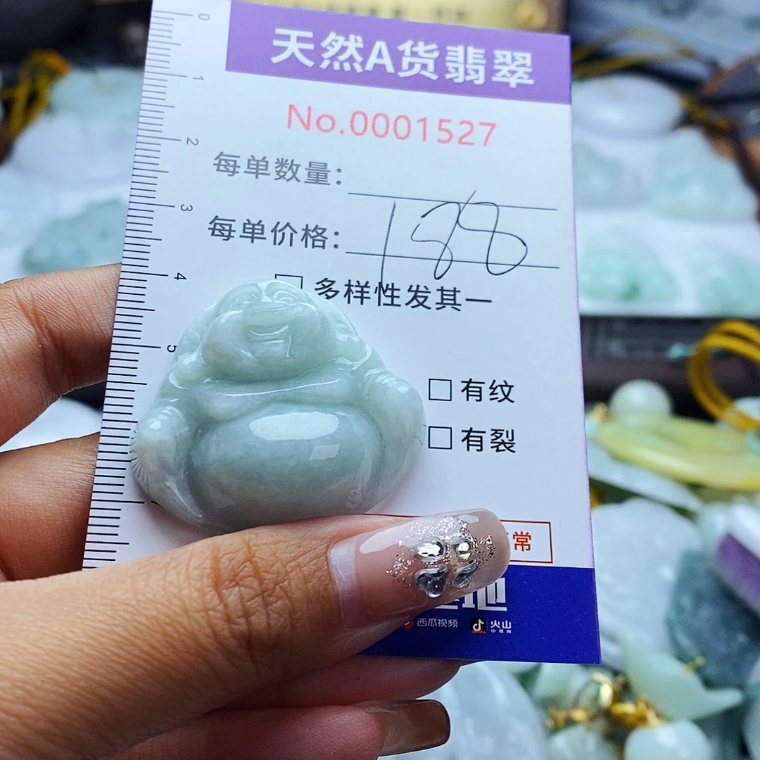 翡翠未镶嵌毛衣链1527