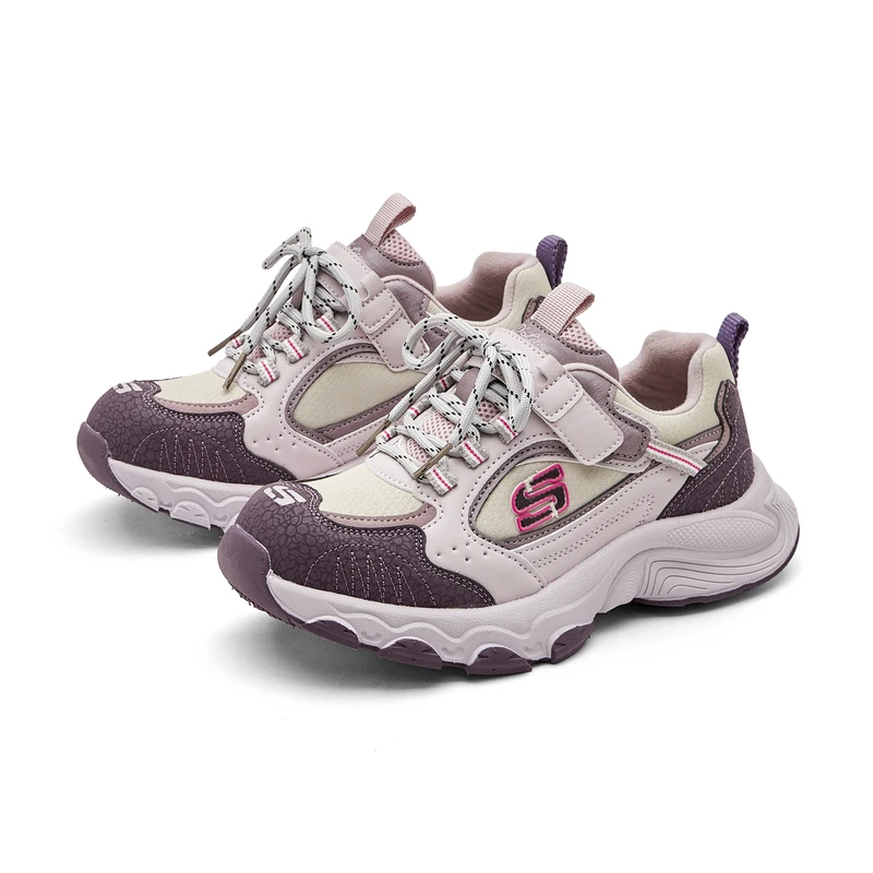 多多一上25冬款女童（可魔术贴）加绒运动鞋（31-37）6201A35X