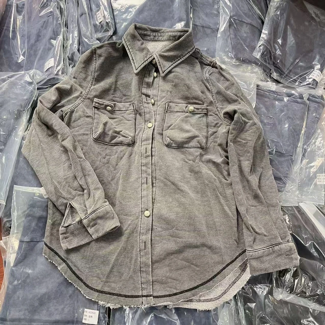 731895/130 春季时尚复古经典版型衬衣外套