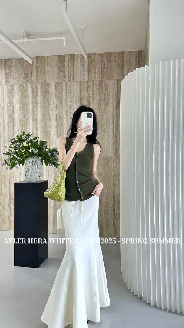 赫拉净版显瘦鱼尾半身裙 W7208(福福)