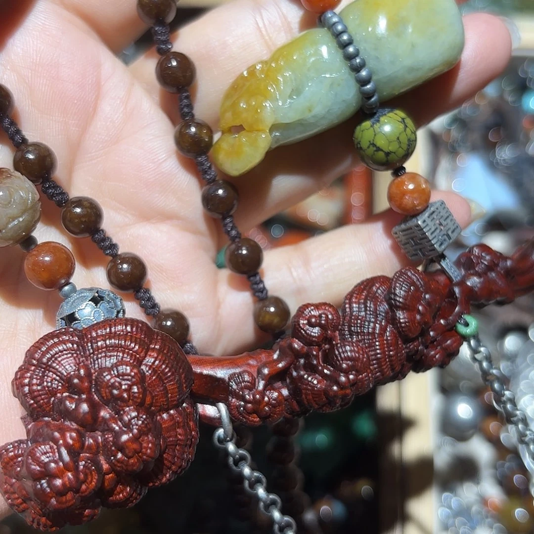 翡翠未镶嵌颈饰原创