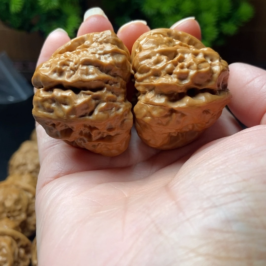 文玩核桃把件蛤蟆头41