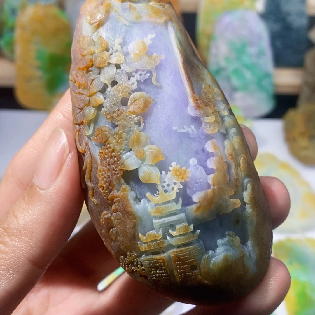 定制翡翠未镶嵌天然翡翠A货