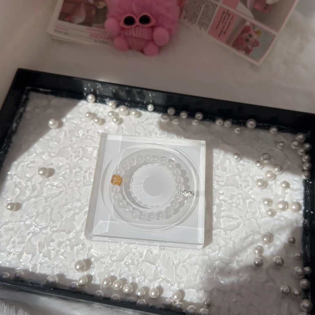 合金合成锆石手链 「mini小白」设计款手串 天然饰品 完美主义慎拍