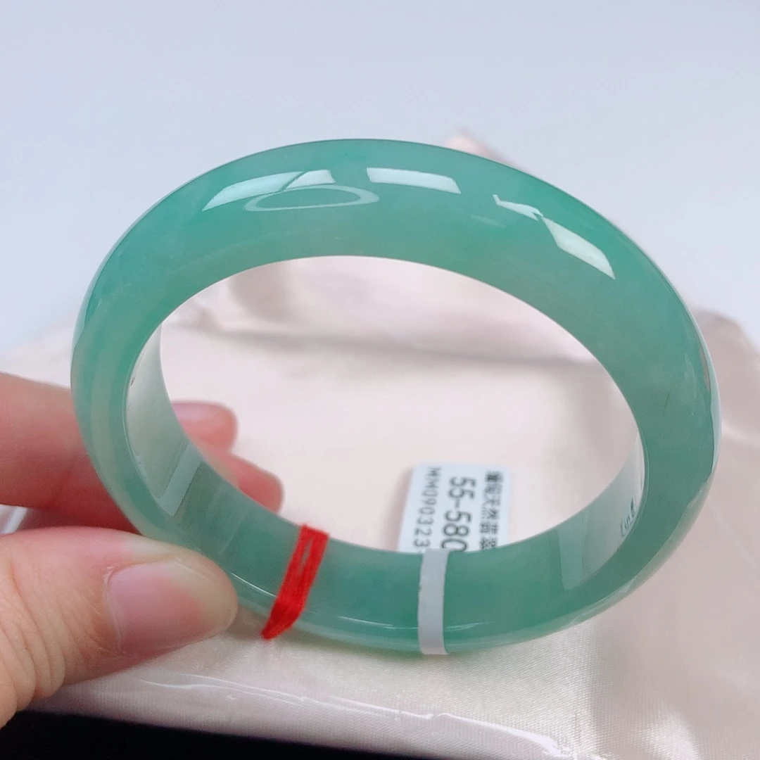 未镶嵌手镯翡翠55正圈