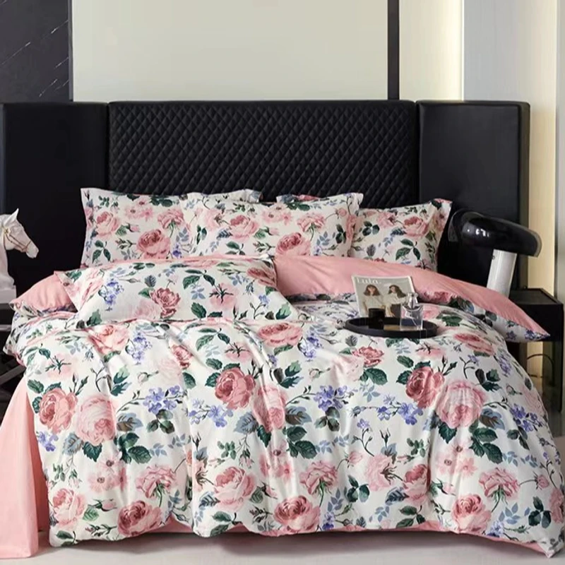 2025新款加厚磨毛铂金绵活性印染四件套Q