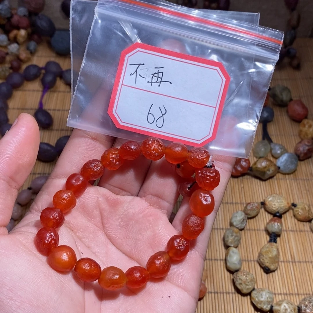 玛瑙/玉髓手链合金不**头