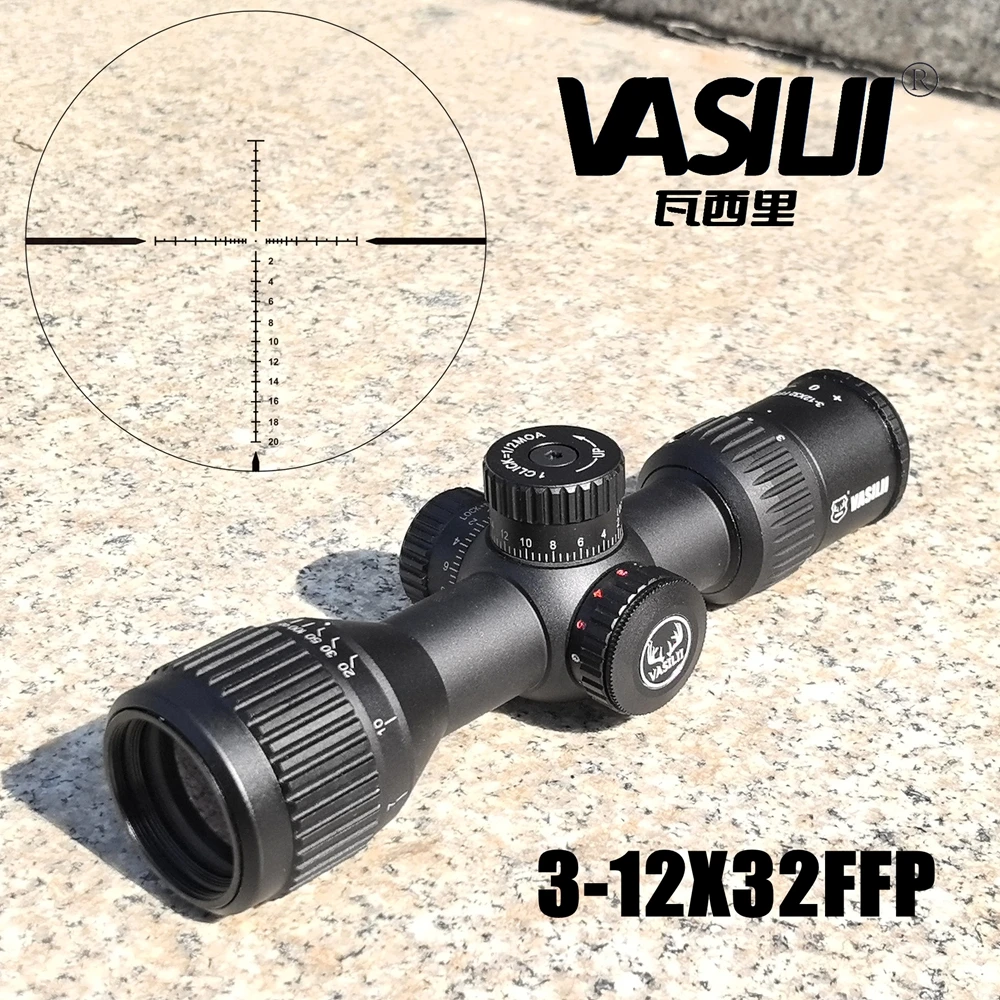 VASILII/瓦西里3-12倍率前置分化瞄准镜高抗震高清吃鸡瞄准器