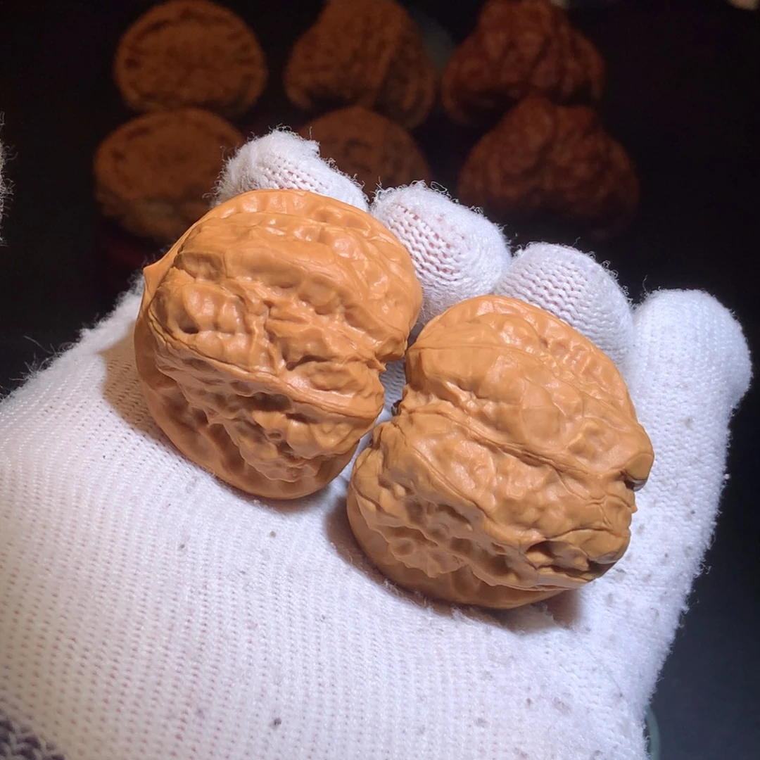 文玩核桃把件1A延庆金蟾蛤蟆头