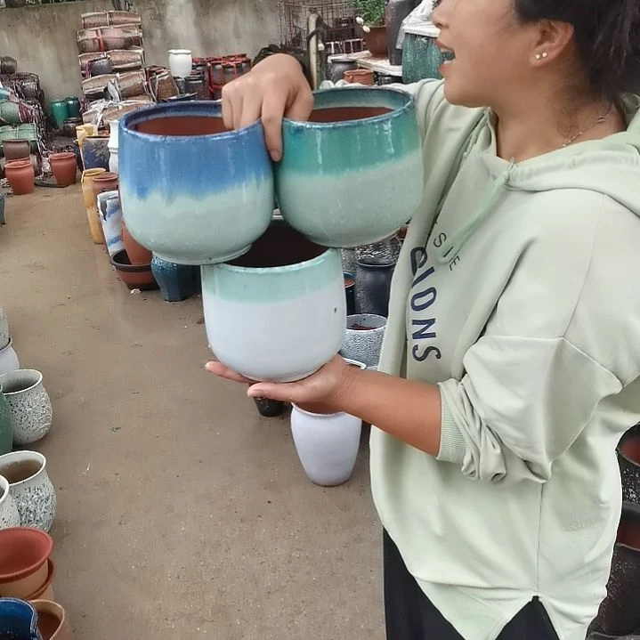 口14高14瑕疵三个盆盆