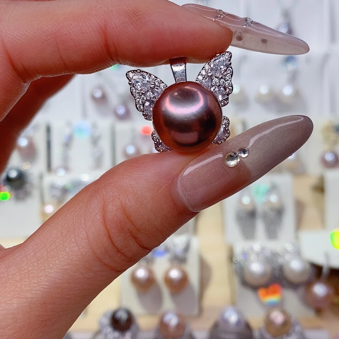 淡水珍珠未镶嵌吊坠(赠链)